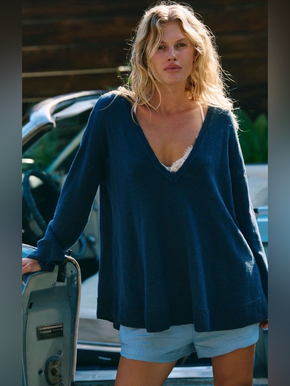 Free People Isadora reversible sweater tunic